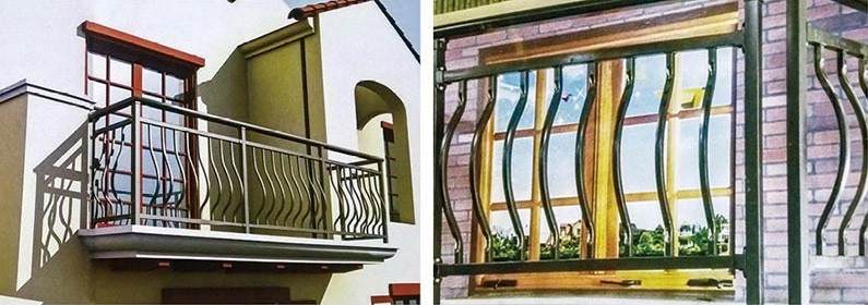 彎弧型陽台護欄